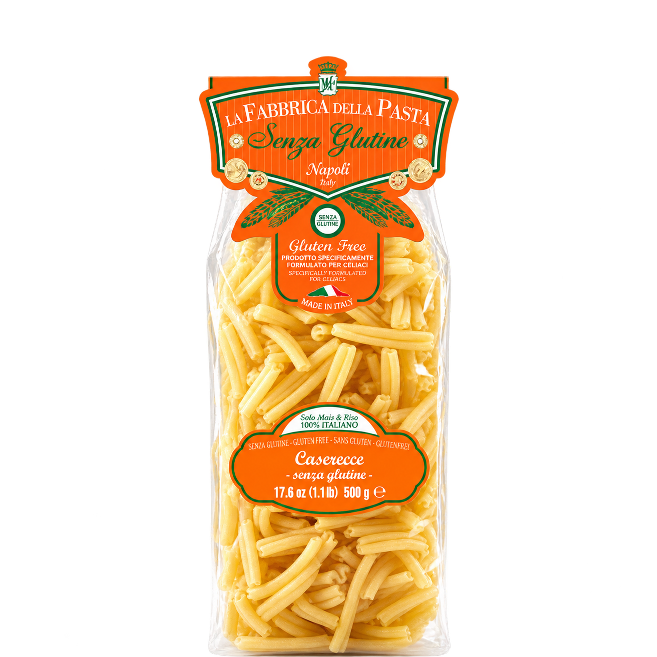 Caserecce Bezglutenowe La Fabbrica 500g Caserecce Bezglutenowe La Fabrica 500g - obrazek 1