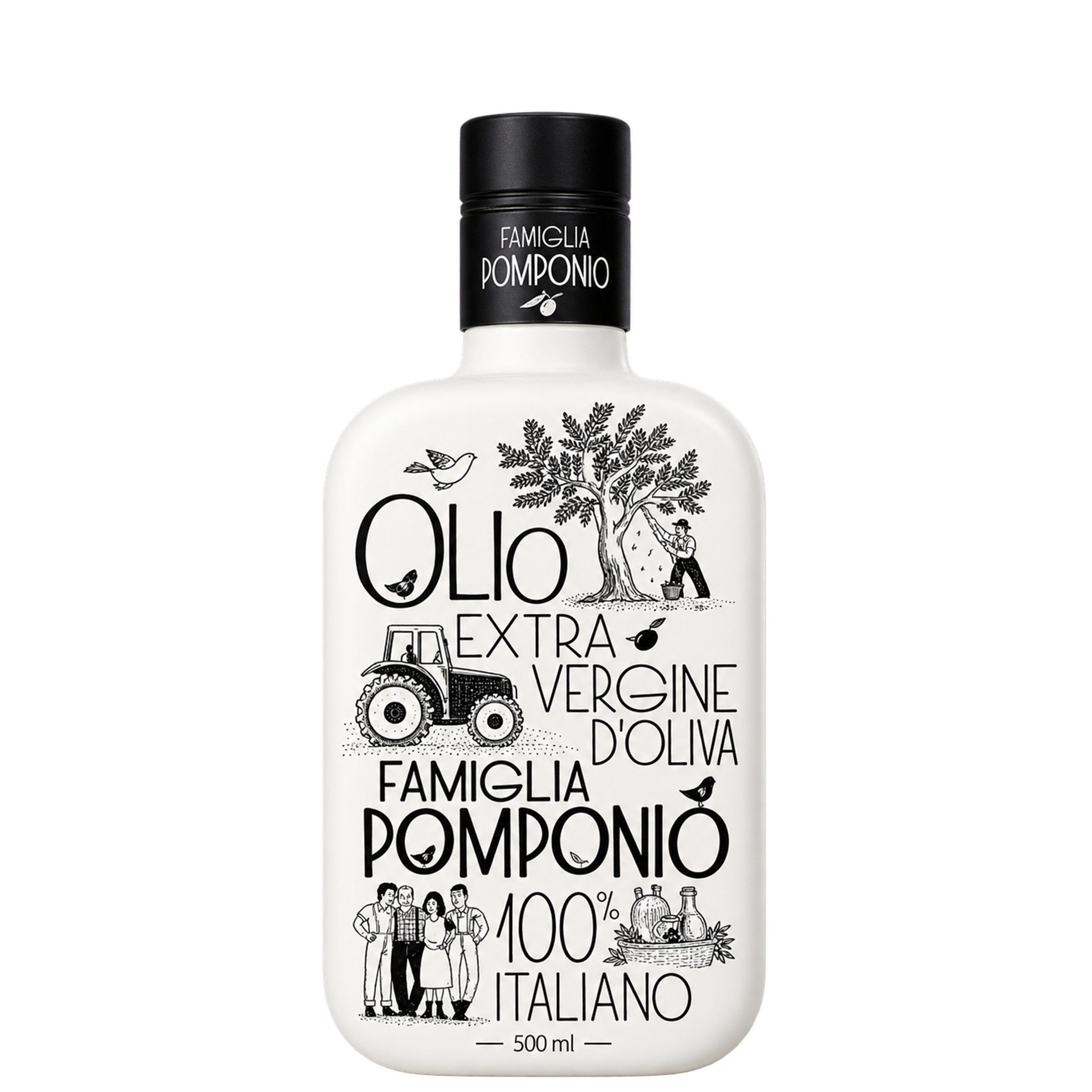 Olio Extra Vergine di Oliva Biologico Biała Famiglia Pomponio 500 ml Olio Extra Vergine di Oliva Biologico Biała Famiglia Pomponio 500 ml - obrazek 1