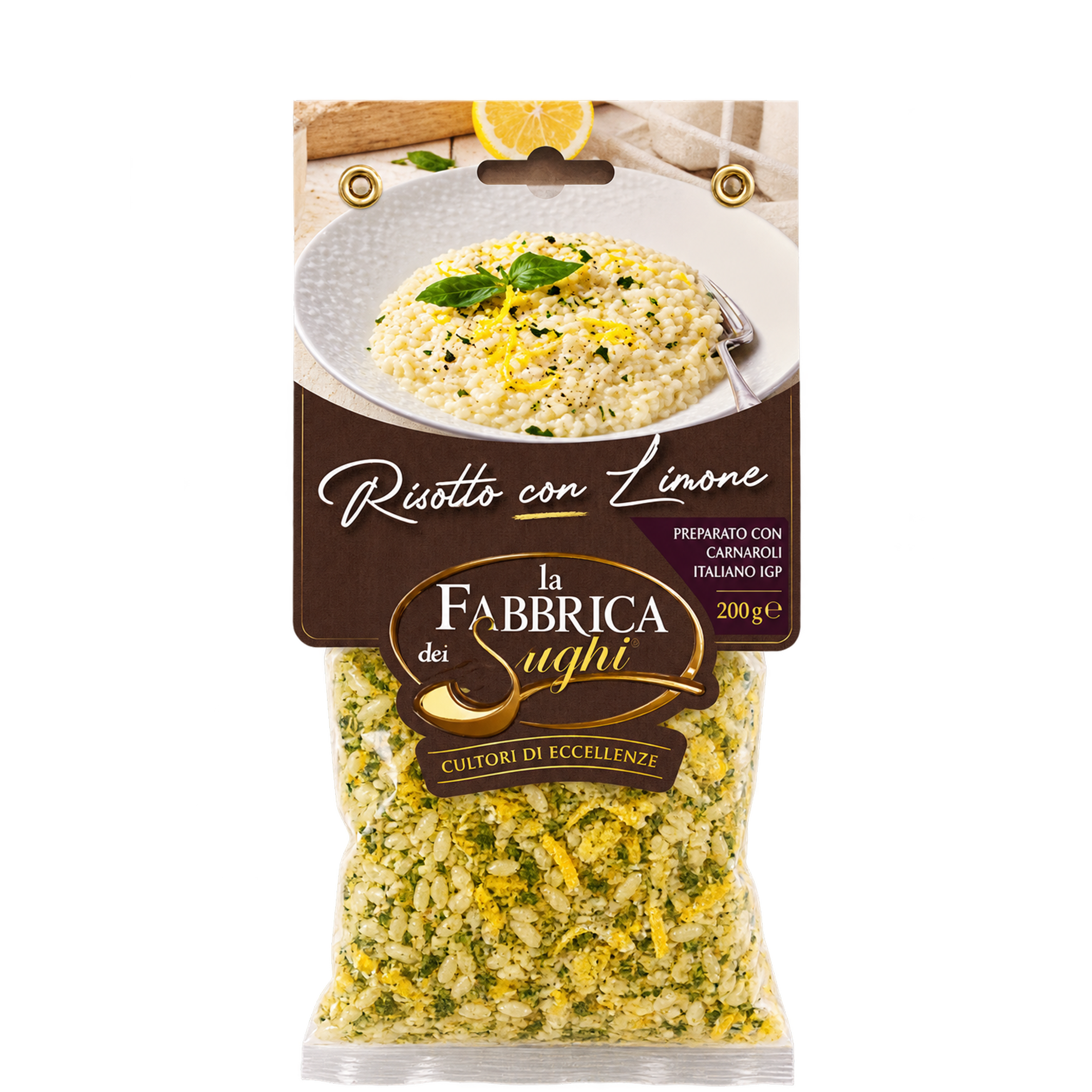 Risotto Cytrynowe La Fabrica dei Sughi 200g Risotto Cytrynowe La Fabrica dei Sughi 200g - obrazek 1