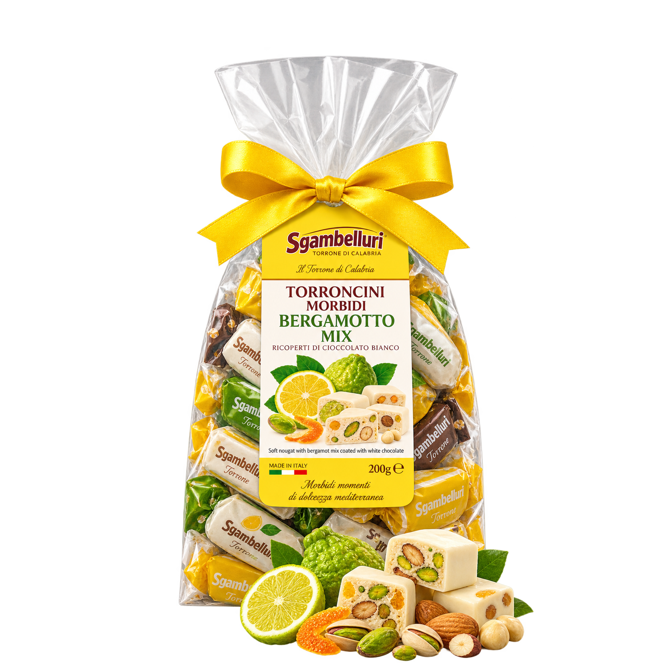 Torroncini Morbidi Bergamotto Mix Sgambelluri 200 g