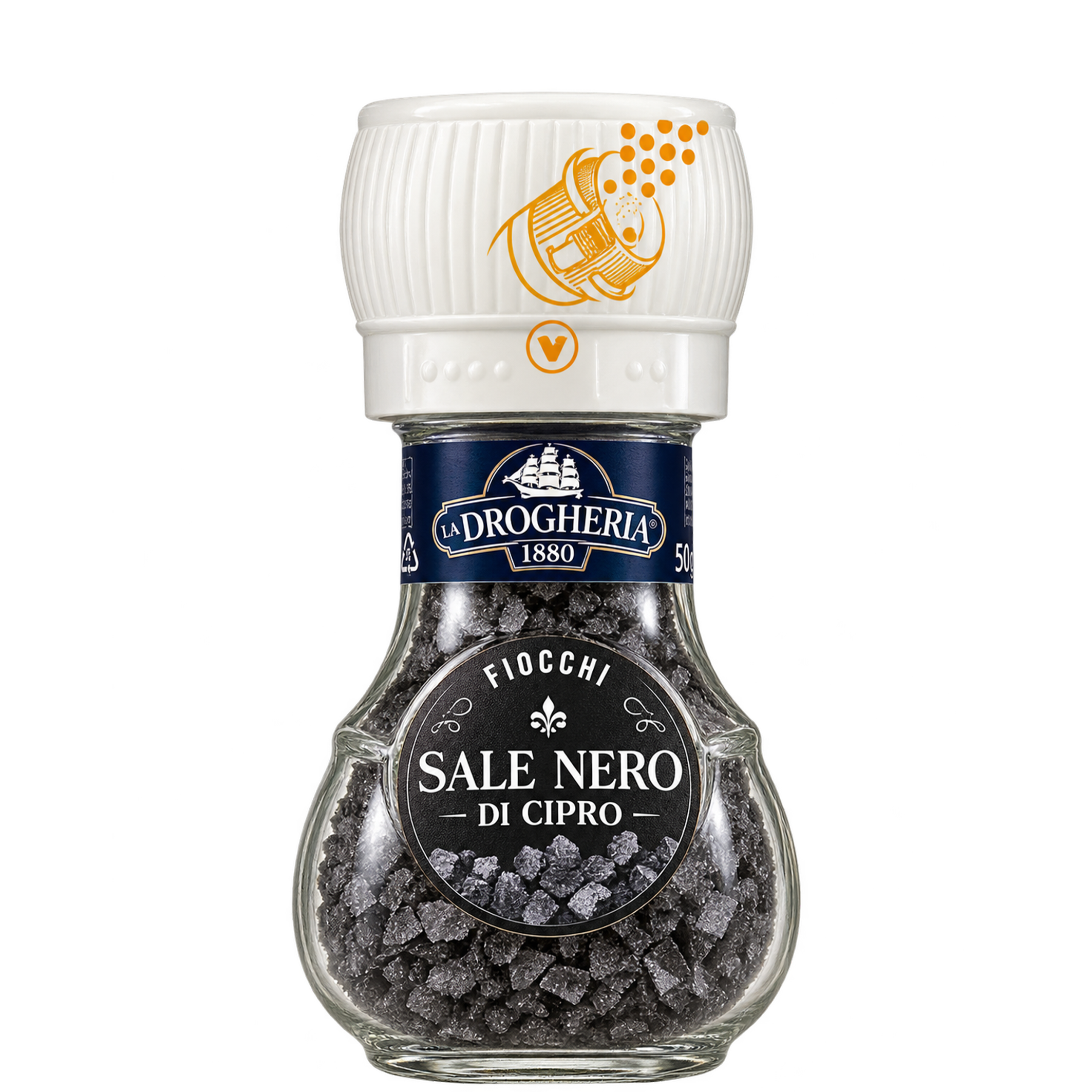 Czarna Sól Morska Cypryjska 50 g La Drogheria Czarna Sól Morska Cypryjska 50 g La Drogheria - obrazek 1