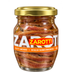 Filety Anchois w Oleju Słonecznikowym 80 g Zarotti