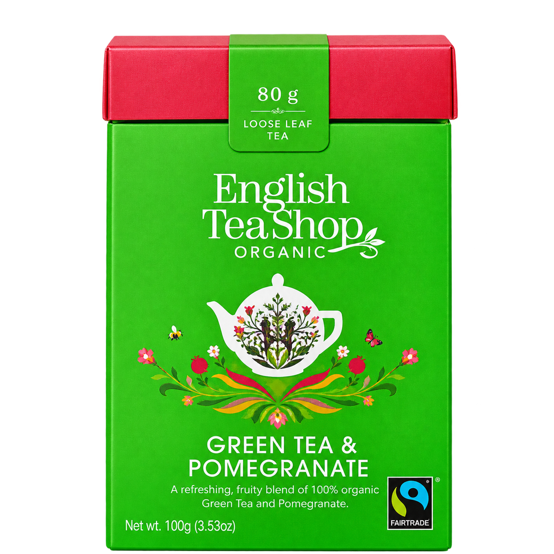 Herbata zielona Green Tea & Pomegranate - English Tea Shop Herbata zielona Green Tea & Pomegranate - English Tea Shop - obrazek 1