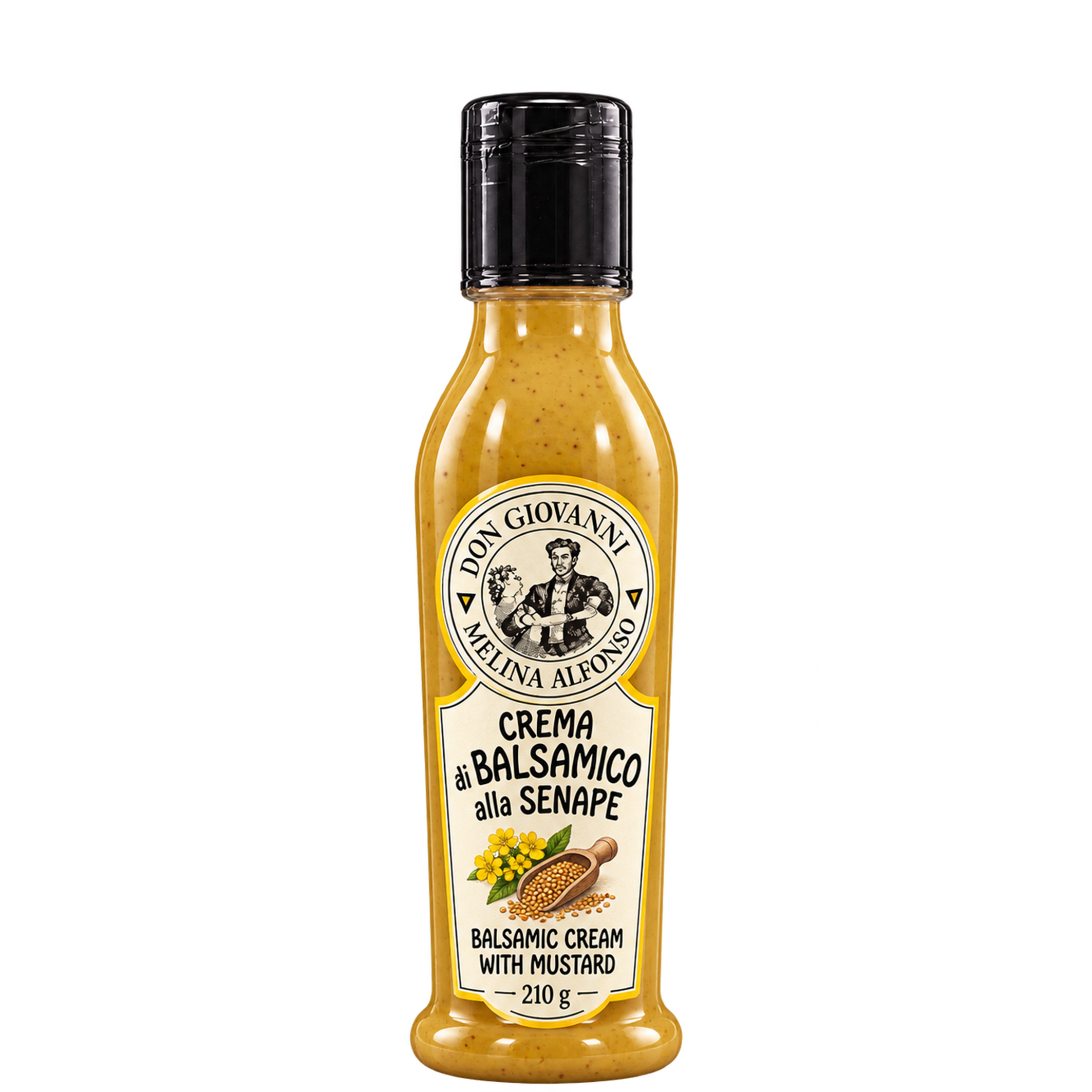 Krema Balsamiczny Musztardowy Don Giovanni Krem Balsamiczny Musztardowy 210 g Don Giovanni - obrazek 1