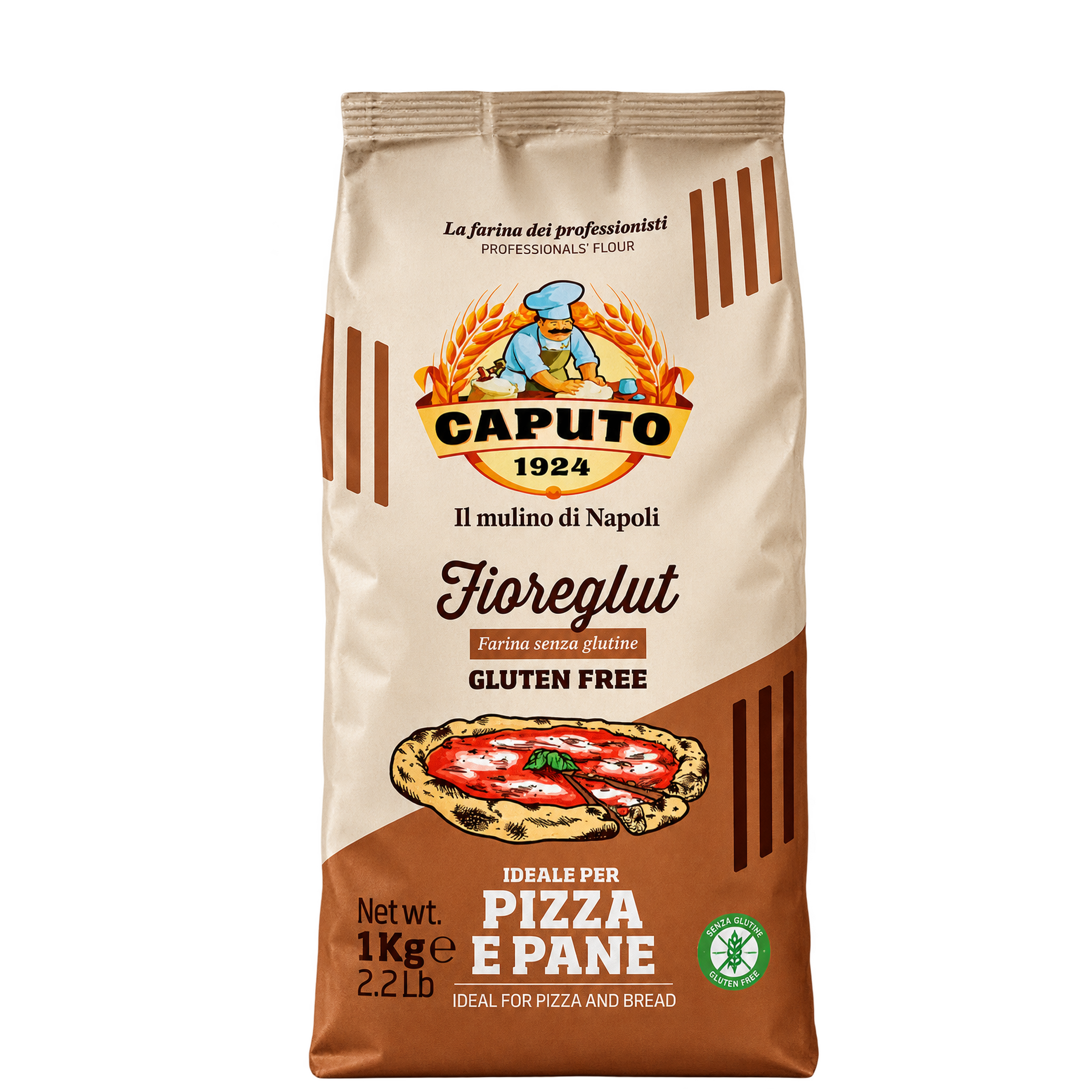 Mąka Pane e Pizza Bezglutenowa 1 kg Mąka Pizza e Pane Bezglutenowa 1 kg Caputo - obrazek 1