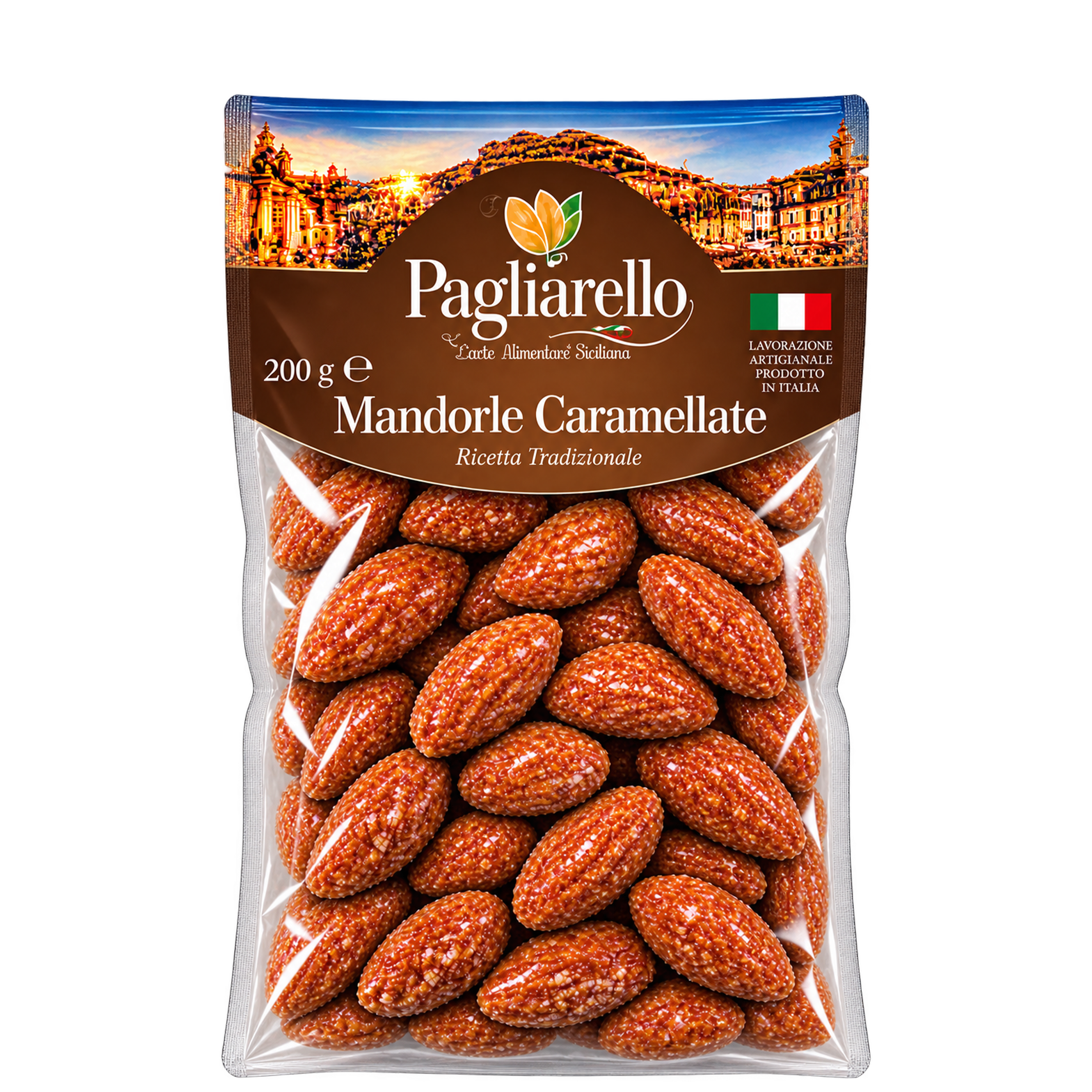 Migdały Karmelizowane 200 g Pagliarello Migdały Karmelizowane 200 g Pagliarello - obrazek 1