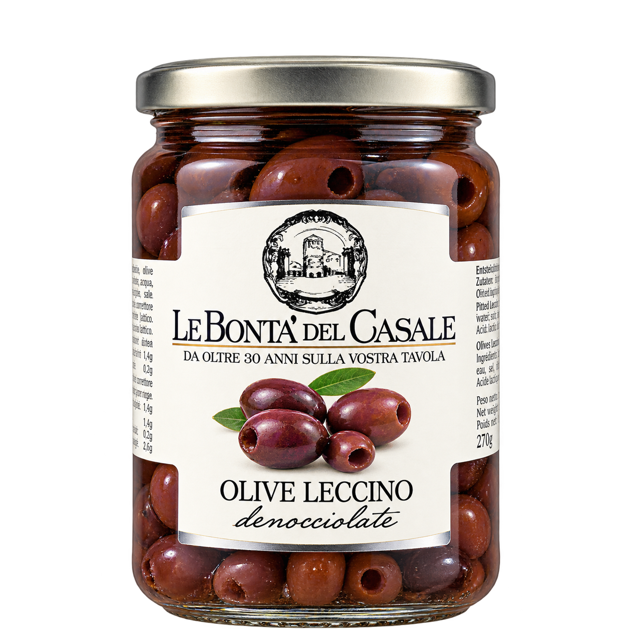 Oliwki Leccino Bez Pestek 270 g La Bonta Del Casale Oliwki Leccino Bez Pestek 270 g La Bonta Del Casale - obrazek 1