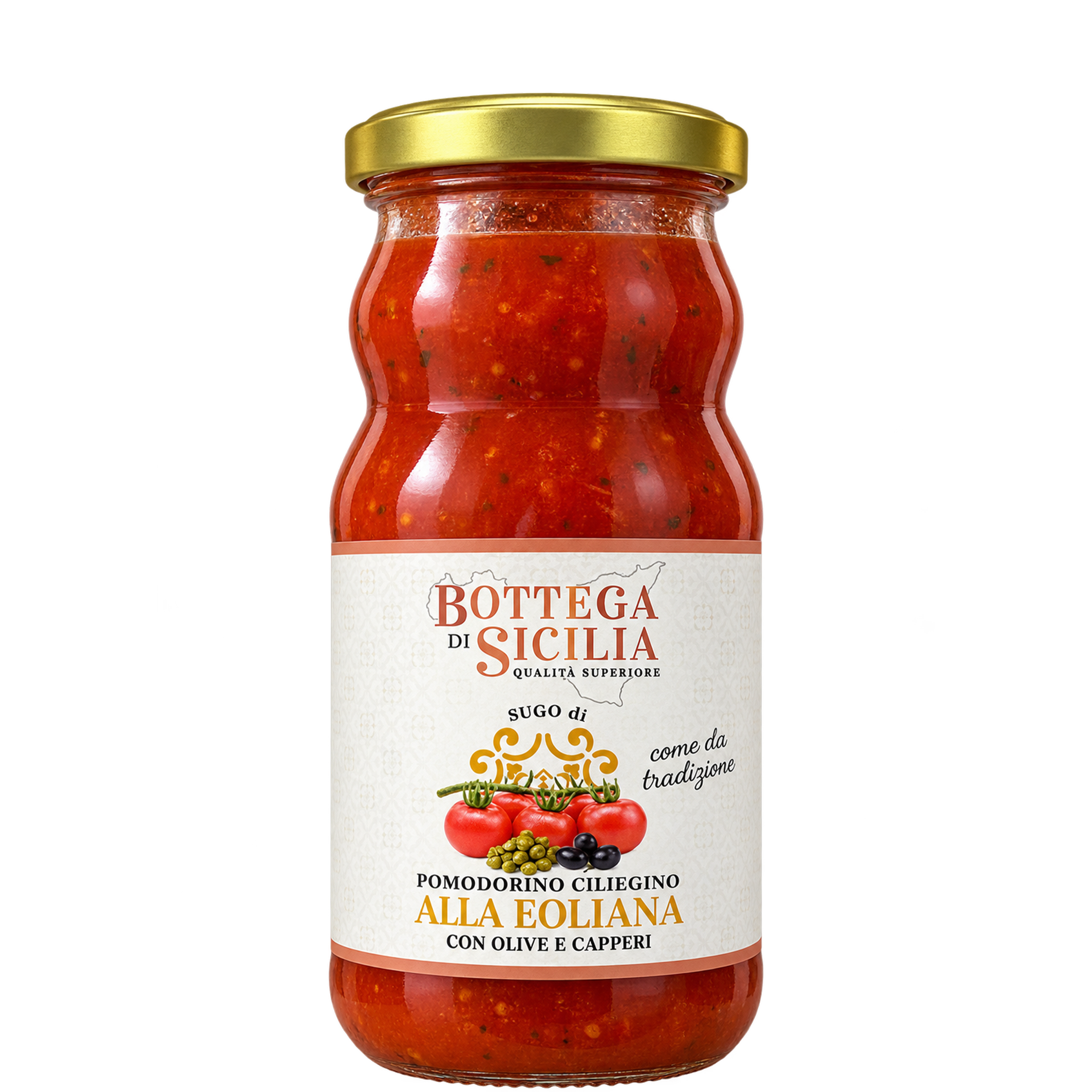 Sos Alla Eoliana 350 g Bottega di Sicilia Sos Alla Eoliana 350 g Bottega di Sicilia - obrazek 1