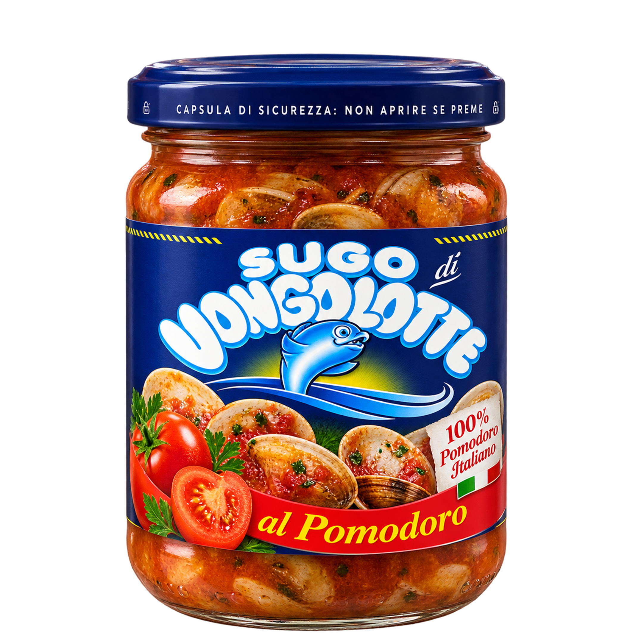 Vongolette w sosie Pomidorowym 130 g L'Isola d'Oro Vongolette w sosie Pomidorowym 130 g L'Isola d'Oro - obrazek 1